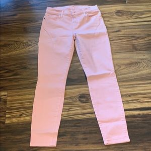 7 for all mankind pink skinny’s